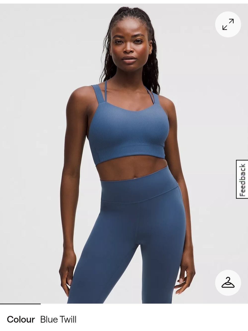 Lululemon Like A Cloud D/dd Blue Twill
